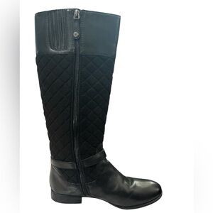 Isaac Mizrahi Ara2 Quilted Leather Boots